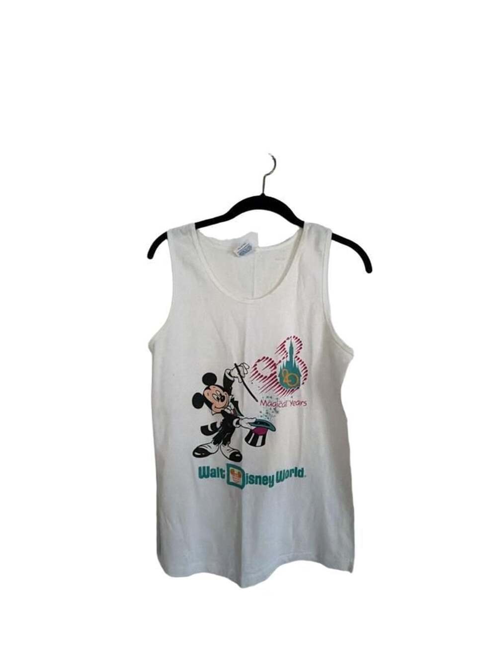 Vintage 1991 Walt Disney World 20 Magical Years Mickey Mouse Tank Top
